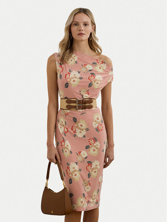 

Коктейльное платье облегающего кроя 250964083001 Lauren Ralph Lauren, розовый