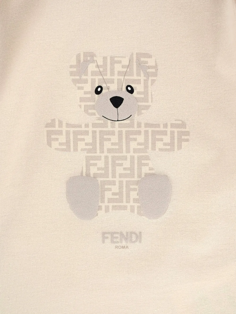 Спортивный костюм с логотипом FF FENDI KIDS, нейтральный — фото 3
