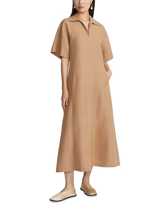 

Платье с центральным швом Lafayette 148 New York, коричневый/бежевый