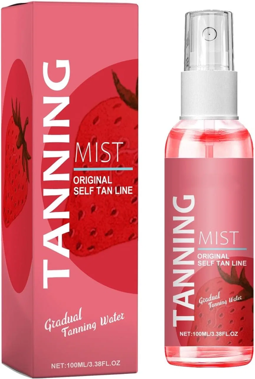 Спрей-автозагар для лица и тела Strawberry Tanning Aid, 100 мл