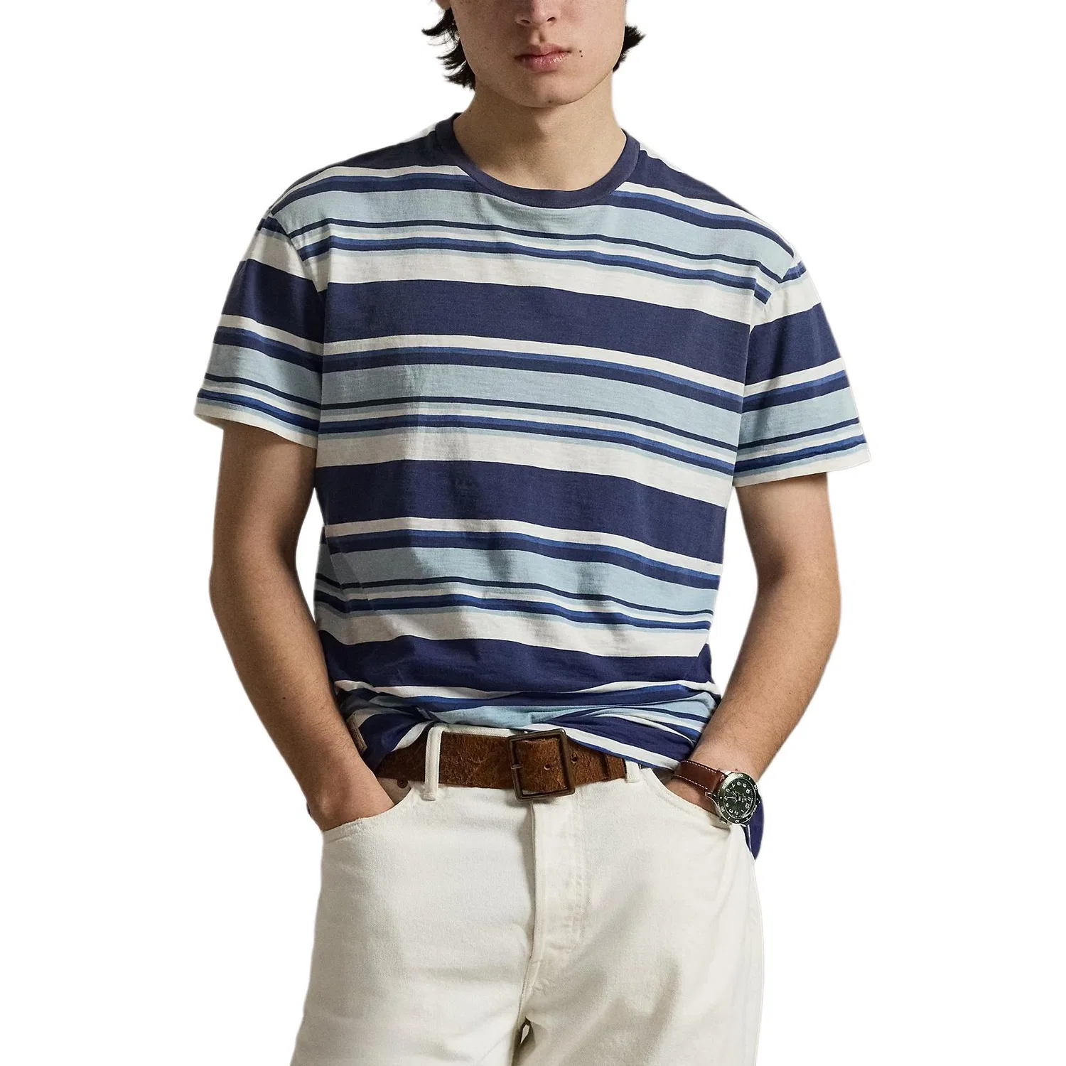 Футболка классическая мужская Polo Ralph Lauren мультиколор — фото 4