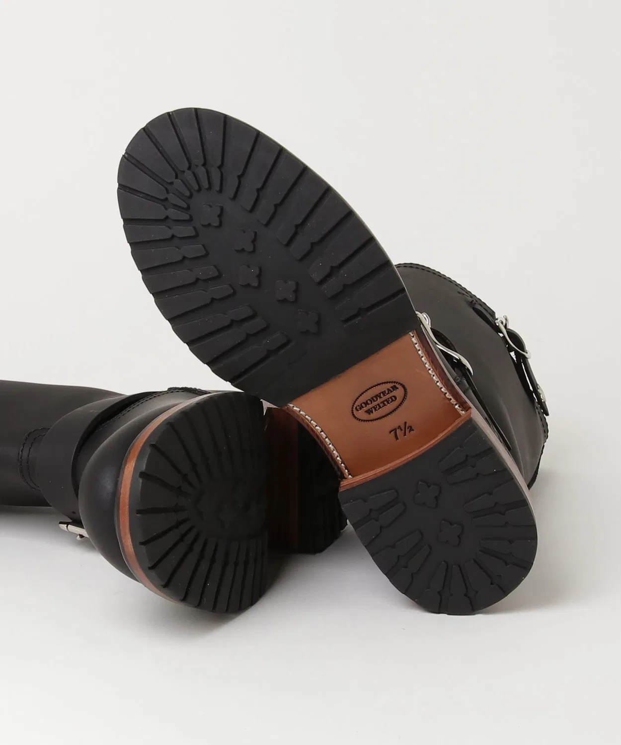 Ботинки инженерные Schott Viper Boots на шнуровке, чёрные — фото 3