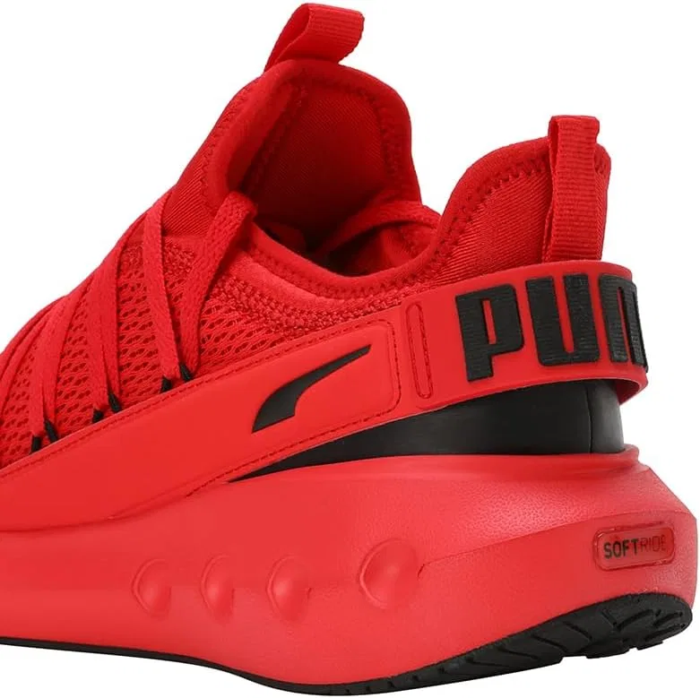 Детские беговые кроссовки PUMA Softride Carson Fresh для унисекс детей, For All Time Red Puma Black — фото 4