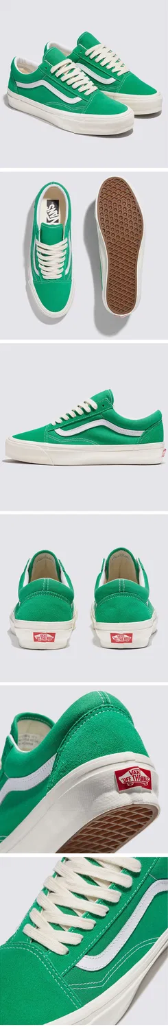 Мужские зелёные кроссовки Old Skool 36 MTE от Vans — фото 2