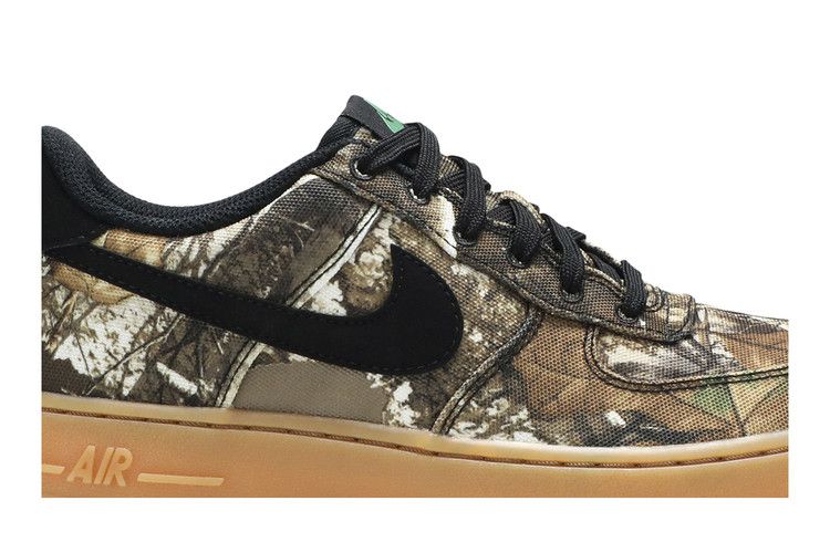 Кроссовки Nike Air Force 1 LV8 3 GS 'Woodland', зеленый — фото 3