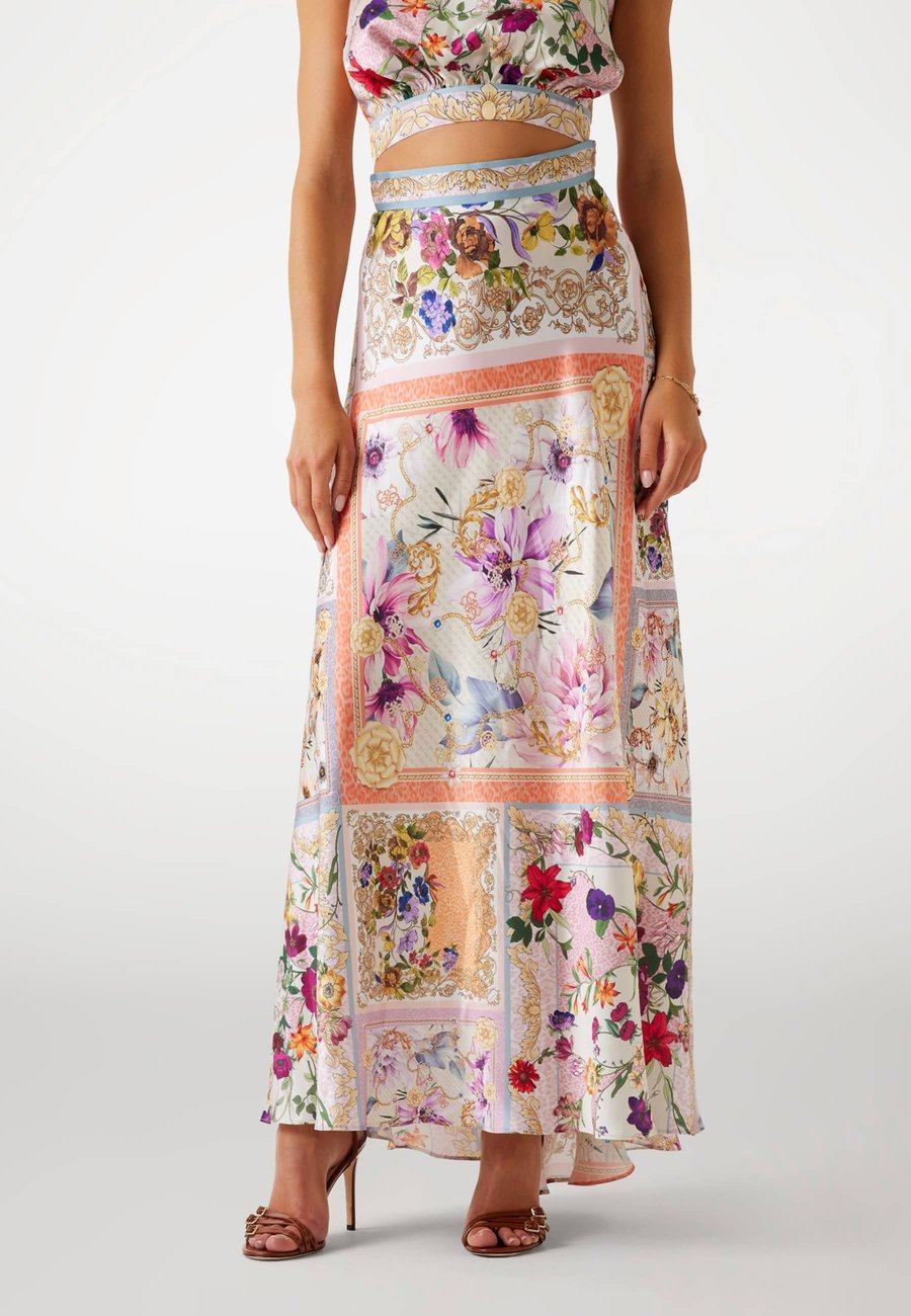 

Юбка Guess Maxi skirt, Mehrfarbe Rose/Light Pink