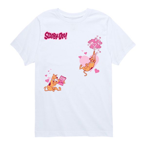 

Футболка с принтом Scooby Doo Valentine's Icons для мальчиков 8-20 Licensed Character, White