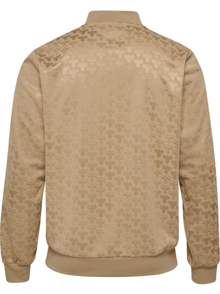 

Тренировочная куртка "Archive Regular Poly Jacket Aop" бежевого цвета Hummel