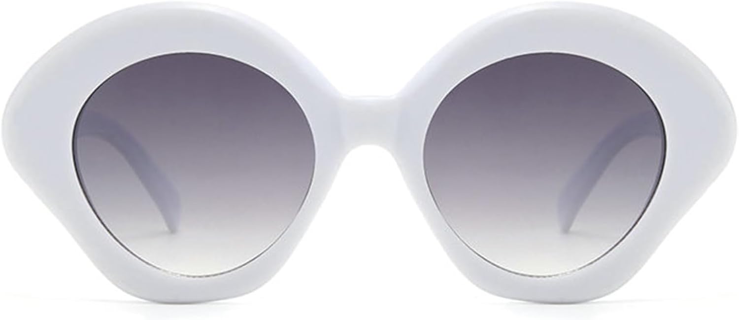 

Солнцезащитные очки Willochra Retro Cat Eye для женщин, модные градиентные очки с защитой от УФ-излучения UV400, стильные женские солнцезащитные очки неправильной формы черного цвета, C2