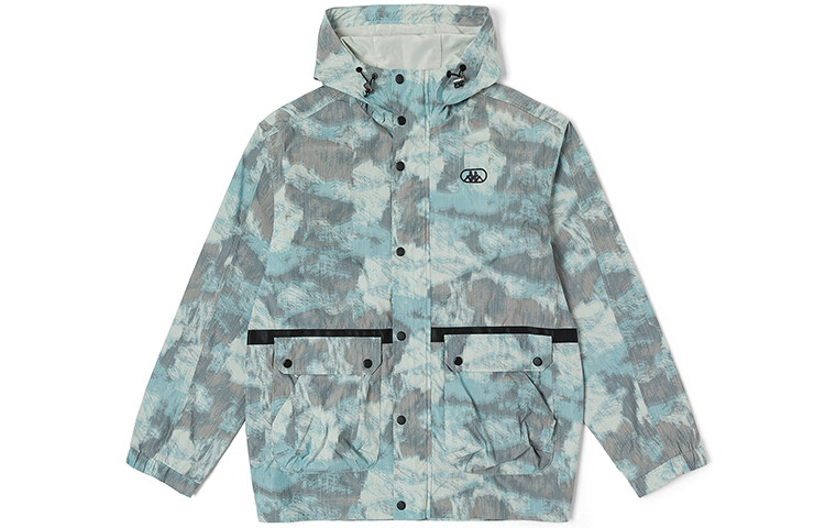 

Куртка мужская Malt Rice Brown Full Print Kappa, коричневый