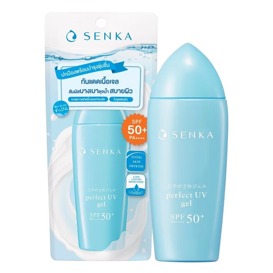 

Senka Perfect UV Gel A SPF 50+ PA++++ 80 мл. กันแดดเนื้อเจล и, Blue