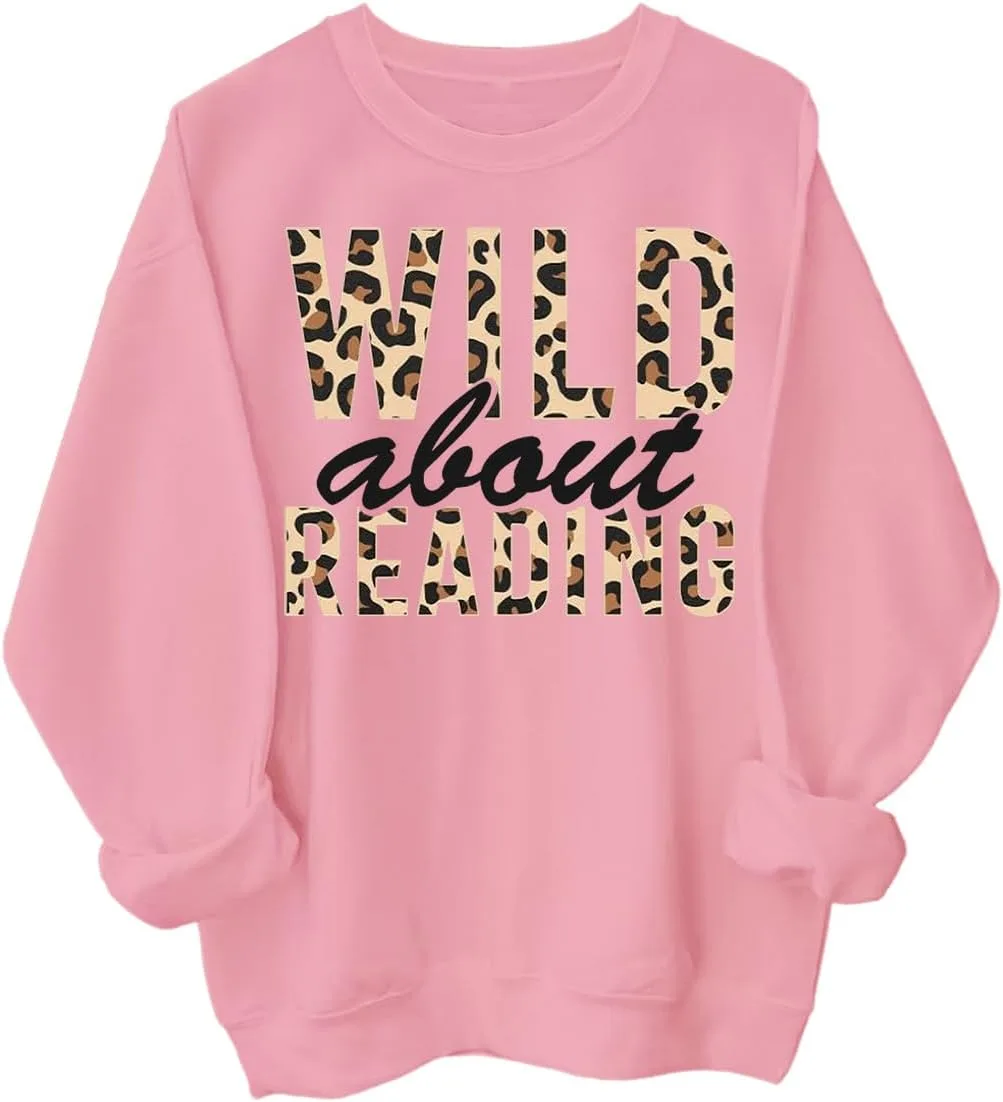 Толстовка Wild About Reading с длинным рукавом