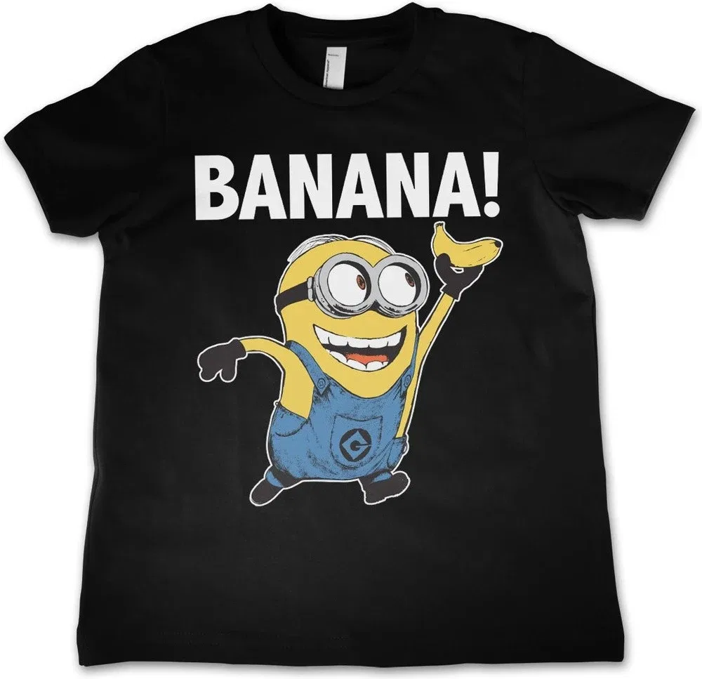 Футболка с принтом Minions, черный