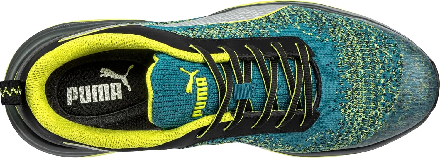 Защитные кроссовки PUMA Safety Charge Black Low, зеленый — фото 3