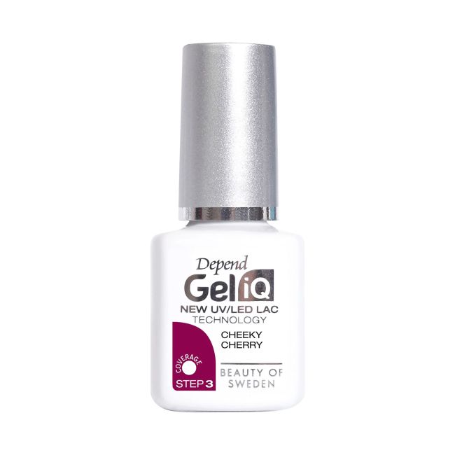 

Гель-Лак для ногтей Gel iq uv/led Depend, цвет cheeky cherry, 5 мл