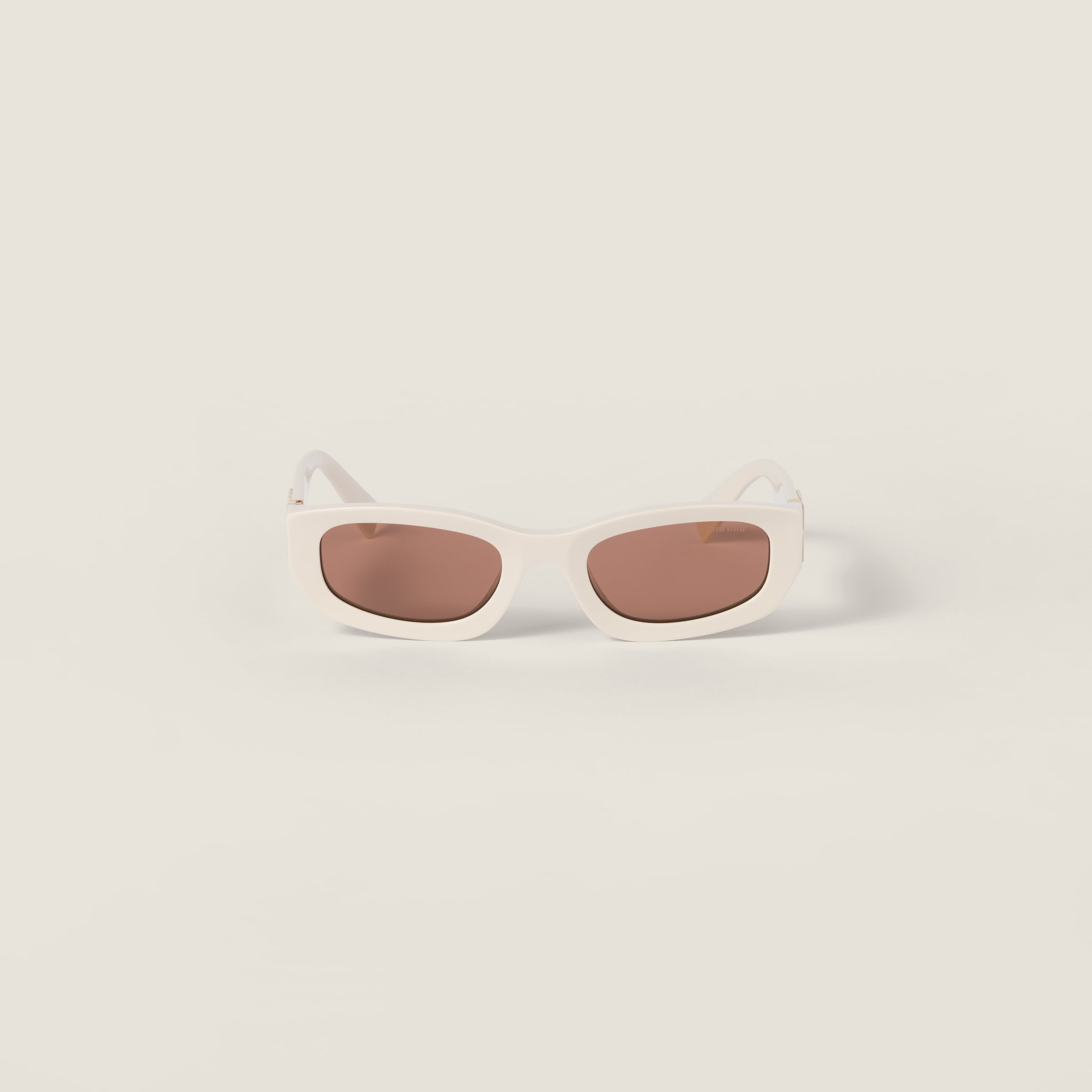 

Солнцезащитные очки miu glimpse MIU MIU, шоколадно-коричневые линзы