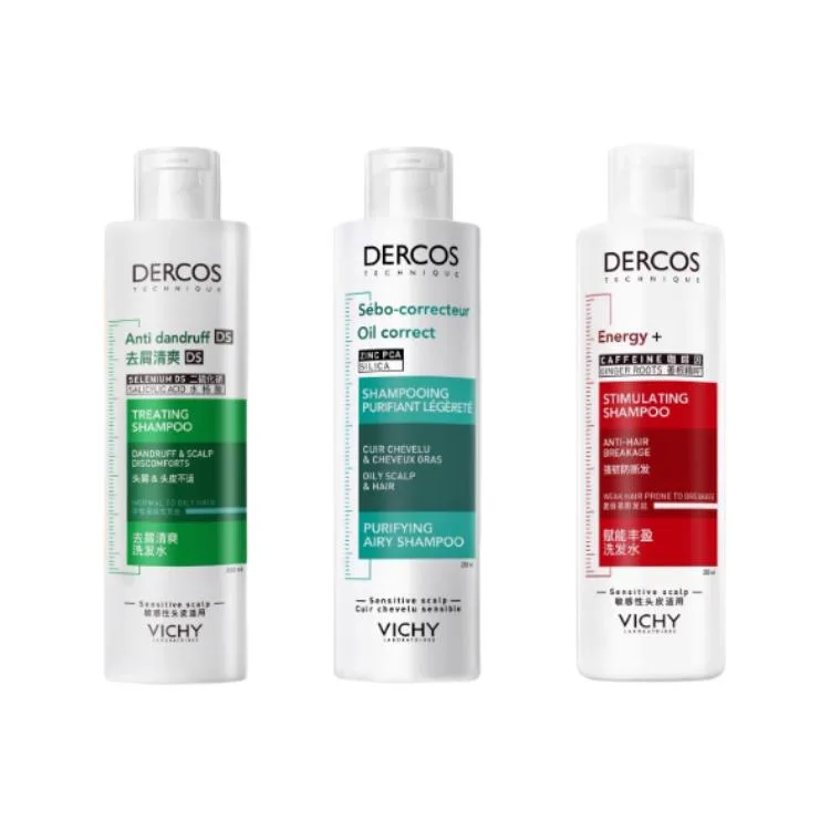 Набор шампуня и кондиционера унисекс Vichy, Two-Piece Set: Oil Control Balancing Shampoos 200ml+Anti-Dandruff Treatment Shampoos 250ml — фото 4
