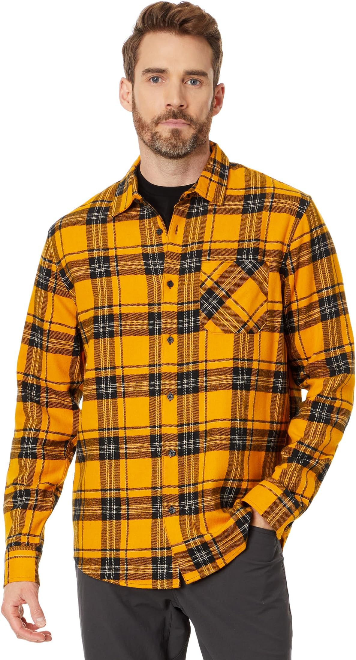 

Лонгслив Oakley Podium Plaid Long Sleeve Flannel, цвет Amber Yellow/Black Check