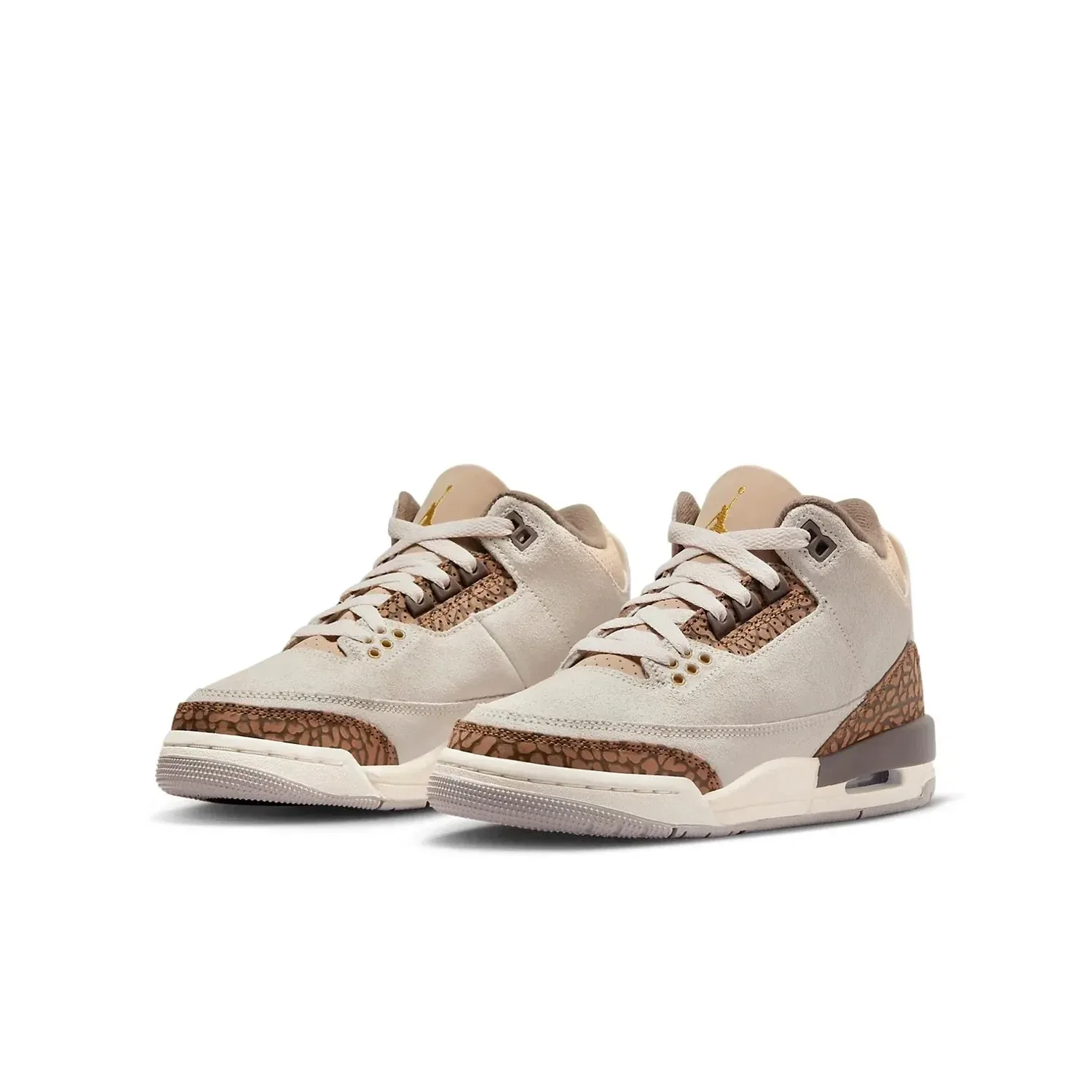Детские кроссовки Air Jordan Retro DM0967 - бежевые, модель Palomino, повседневная обувь HTAT50