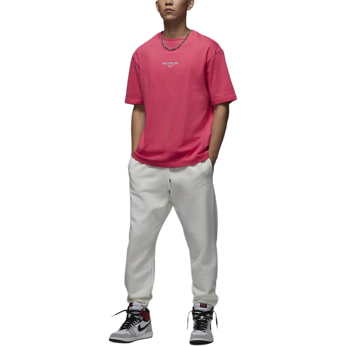 Футболка JORDAN Air Tokyo '' Астерово-розовый/Белый — фото 4