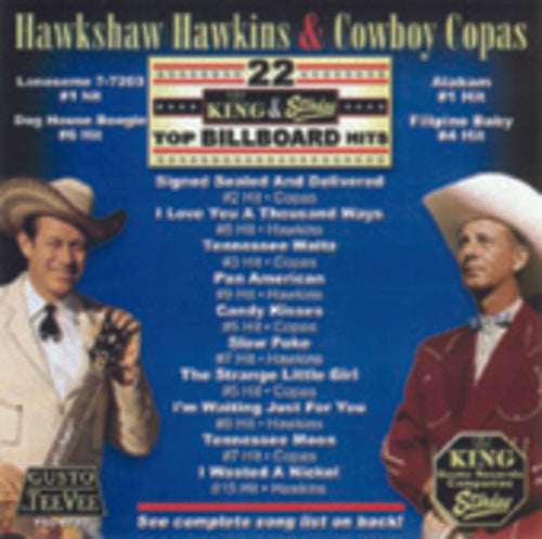 

CD диск Hawkins, Hawkshaw: 22 King and Starday Top Billboard Hits