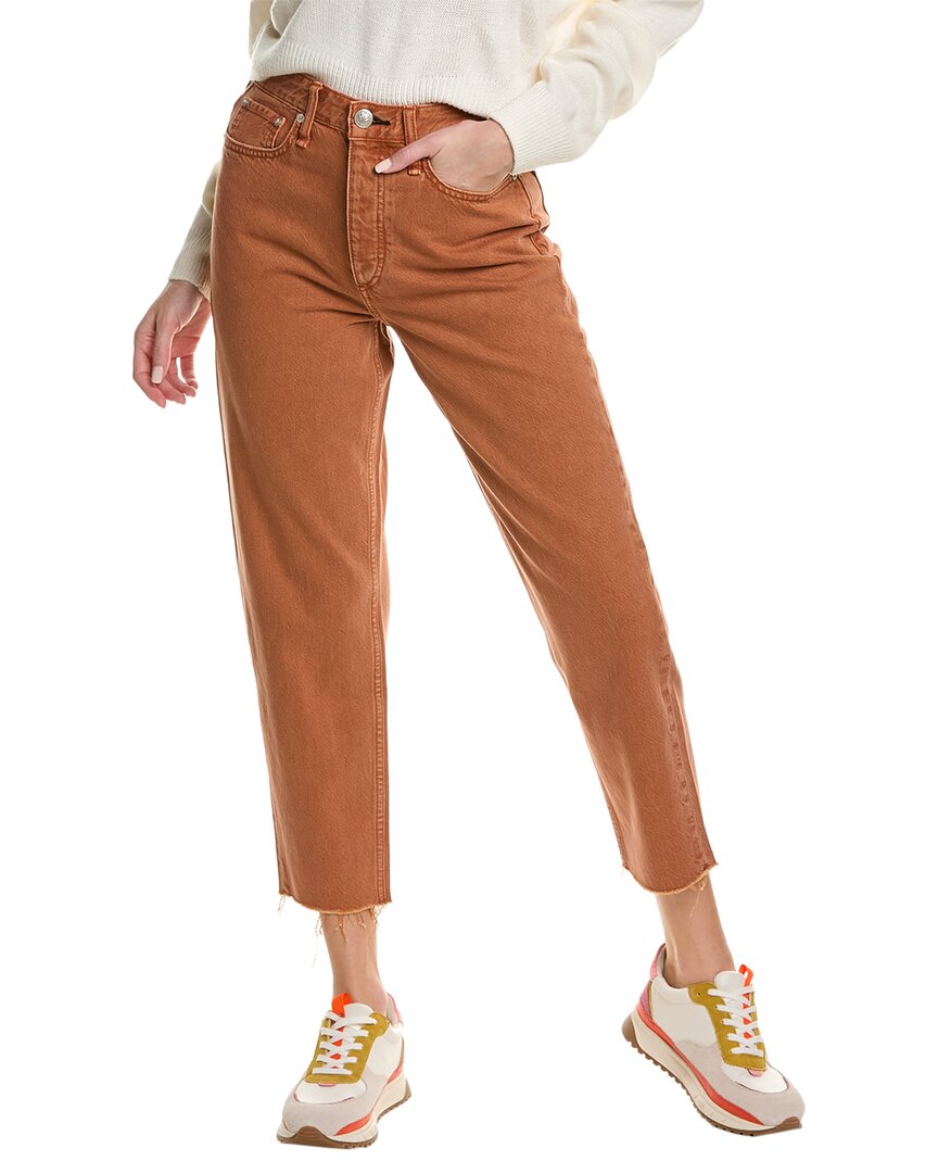 

Rag & bone Алисса Хани Браун Узкие джинсы, коричневый