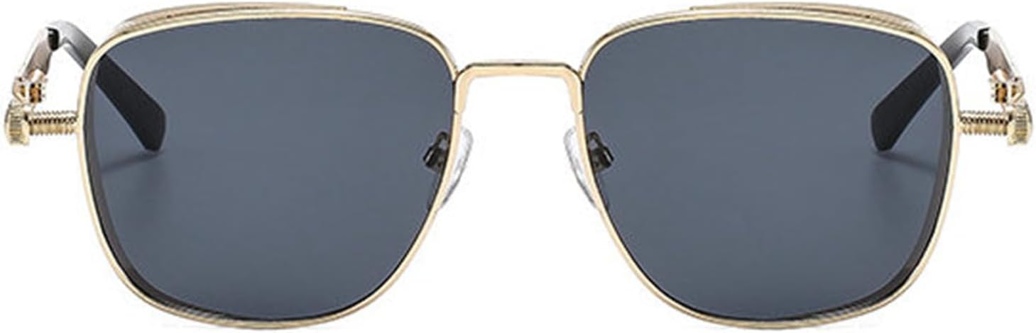 

Классические квадратные панк-солнцезащитные очки Helena, роскошные дизайнерские, для мужчин и женщин, ретро, ​​прямоугольные, в панк-стиле, с металлической оправой, C1