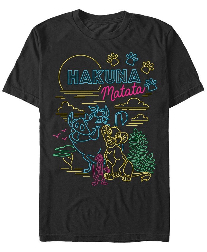 

Мужская футболка с короткими рукавами и круглым вырезом Jungle Trio Fifth Sun, черный