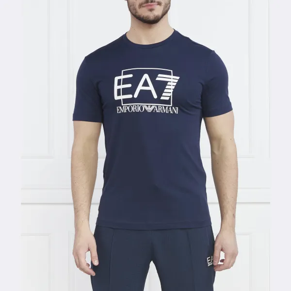 

Футболка стандартного кроя Ea7, синий
