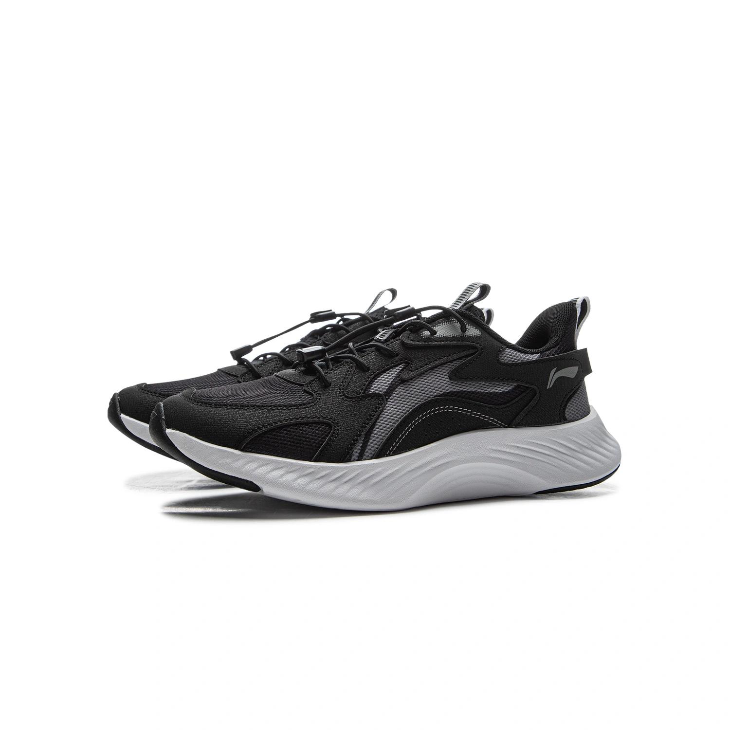 LINING YOUNG Коллекция Sports Life Низкие детские кроссовки Lifestyle, черные, серые, детские — фото 3