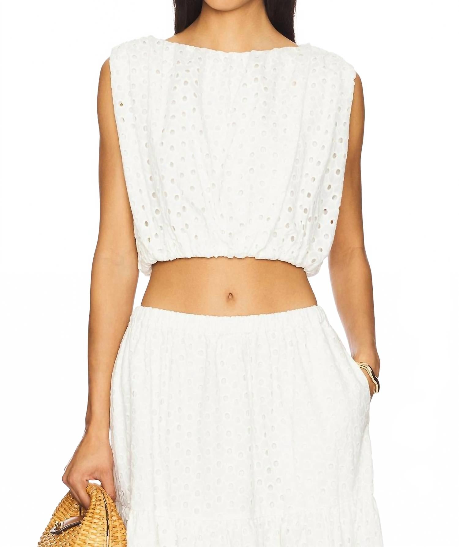 

ASTR Верхняя часть сумки "Нэлли" белого цвета