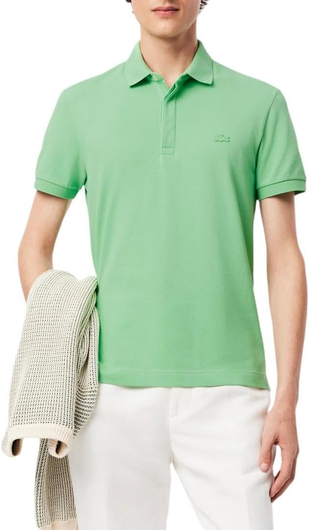 

Lacoste мужская растягивающаяся хлопковая парижская поло, Liamone
