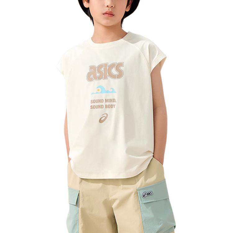 Футболка Urban Light Trend 0003 для детей 3-7 лет ASICS, экрю — фото 3