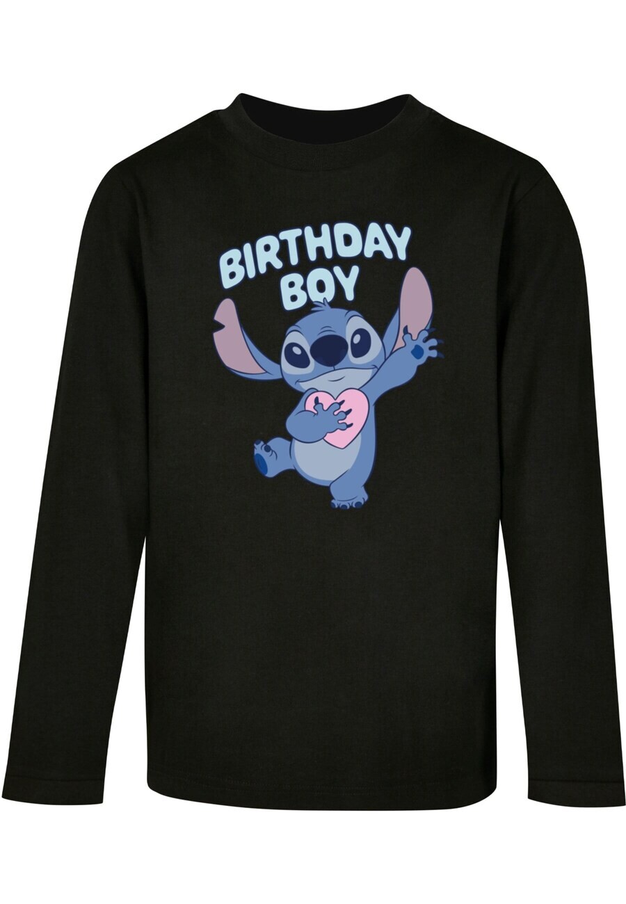 

Лонгслив ABSOLUTE CULT Shirt Lilo and Stitch - Birthday Boy Heart, черный