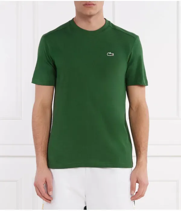 Футболка slim fit Lacoste, зеленый