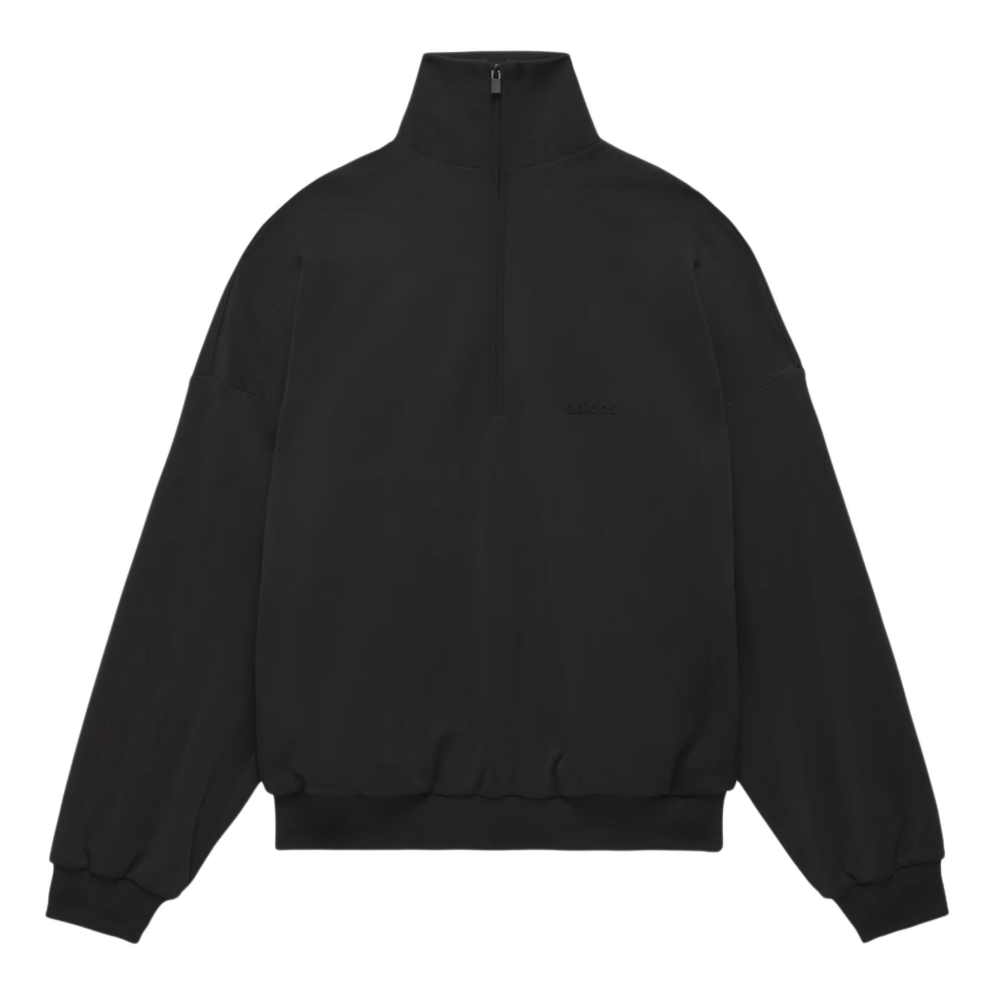 

Спортивный топ adidas Fear of God Athletics 1/2-Zip Track Top 'Black' IM5317, черный