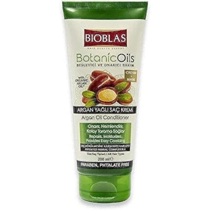

BIOBLAS Кондиционер с аргановым маслом для ухода за волосами, подходит для всех типов волос, восстанавливает от линии роста волос до кончиков, 250 мл