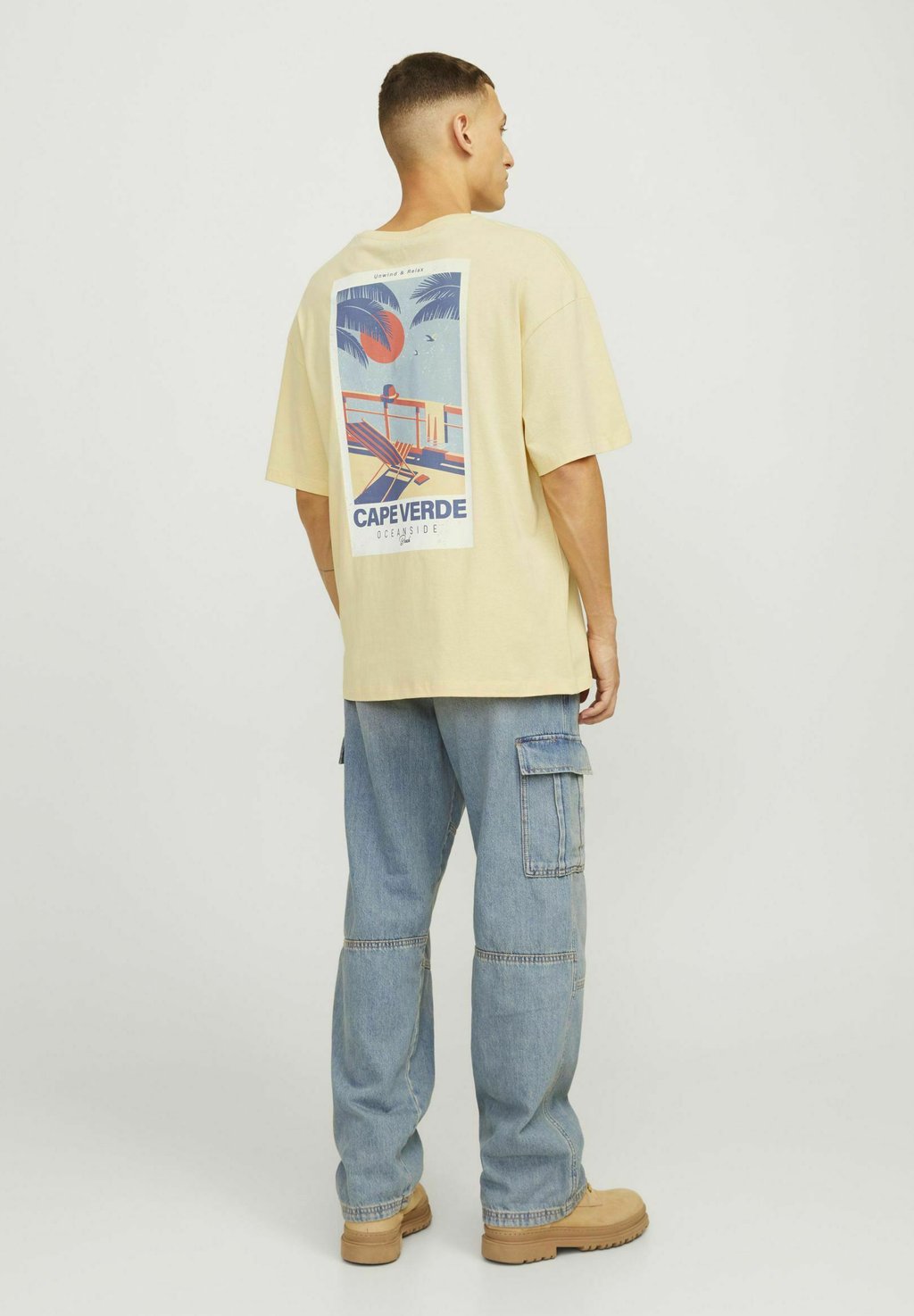 

Футболка с принтом Jack & Jones, желтый