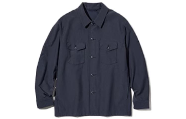 

UNIQLO Куртка унисекс темно-синяя, Navy Blue