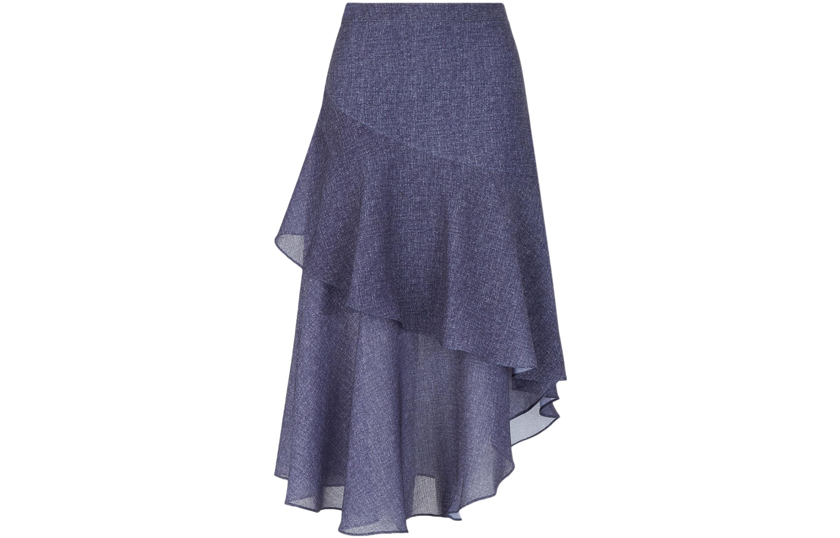 

Повседневная длинная юбка женская синяя ARMANI EXCHANGE