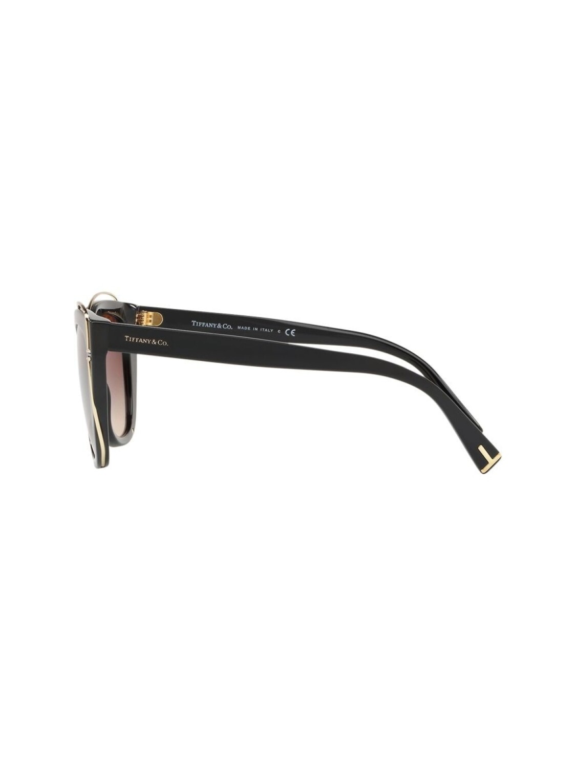 Tiffany & Co Eyewear солнцезащитные очки в квадратной оправе с затемненными линзами, черный — фото 2