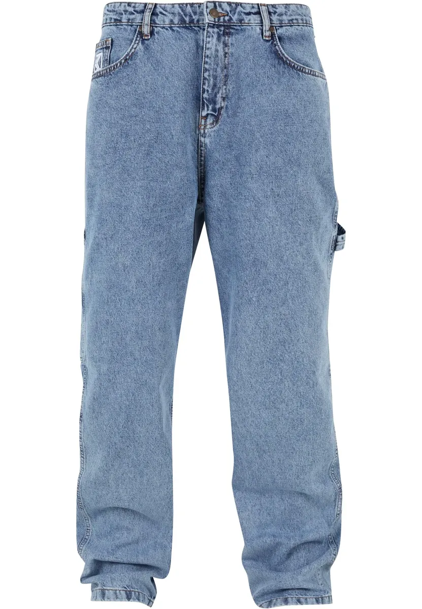 

Удобные джинсы Karl Kani "Мужские мешковатые джинсы Karl Kani KK Retro Baggy Denim", синий