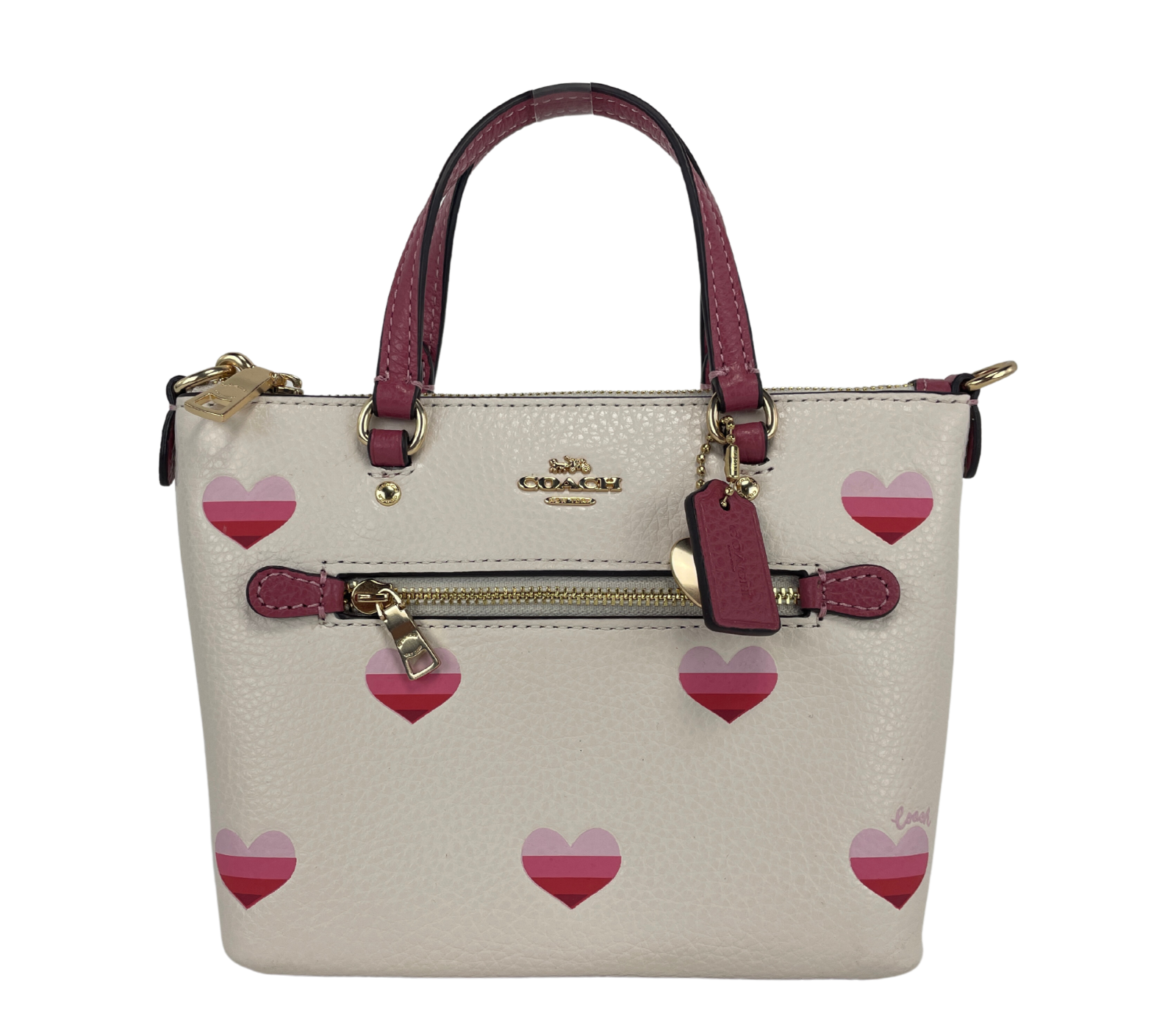 

Галерея Мини Сердце Кожаная Сумка Через Плечо Кошелек Coach