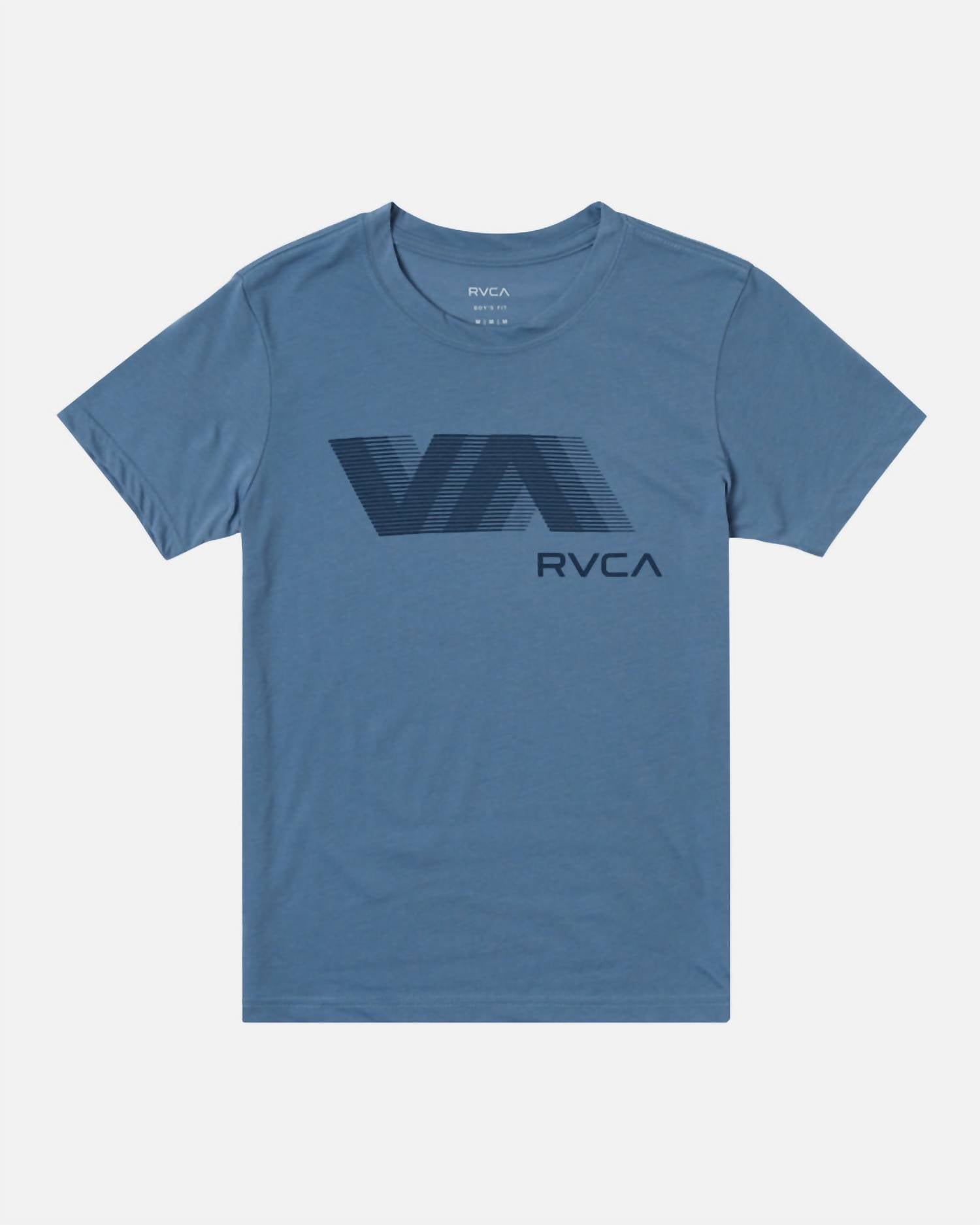 

Футболка Va Blur для мальчиков в синем цвете RVCA