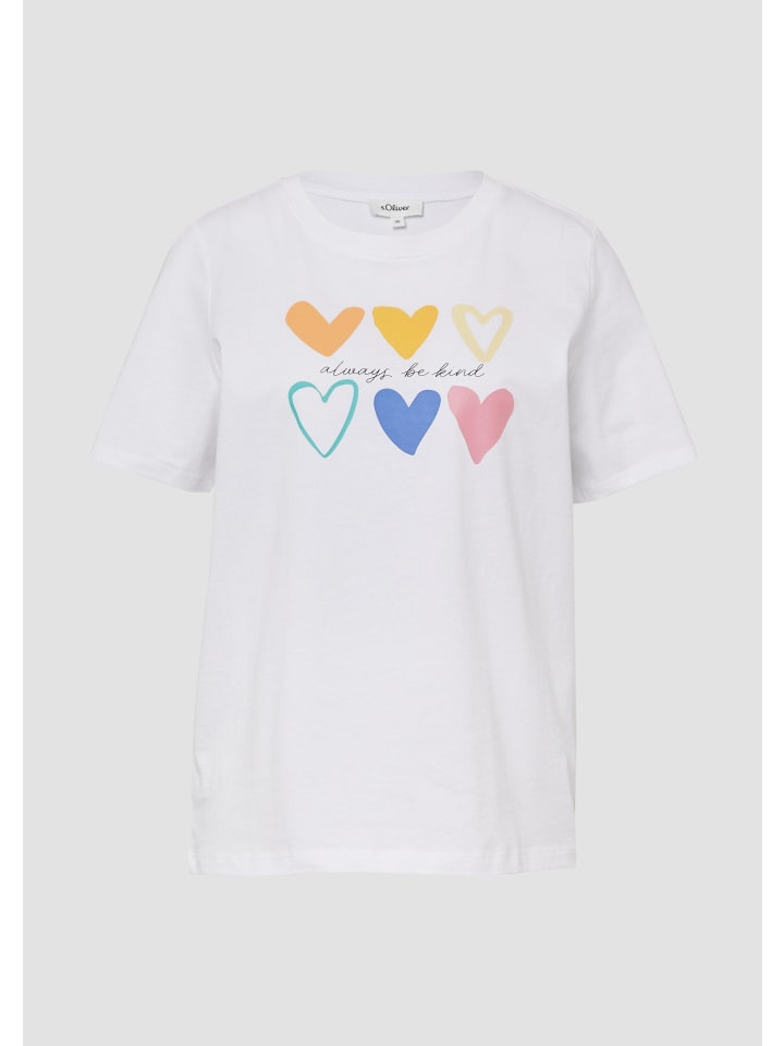 

Футболка в цвете 01D3_white s.Oliver, Белый, Футболка в цвете 01D3_white s.Oliver