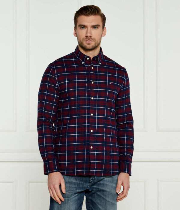 

Рубашка мужская Tommy Hilfiger в клетку, красный