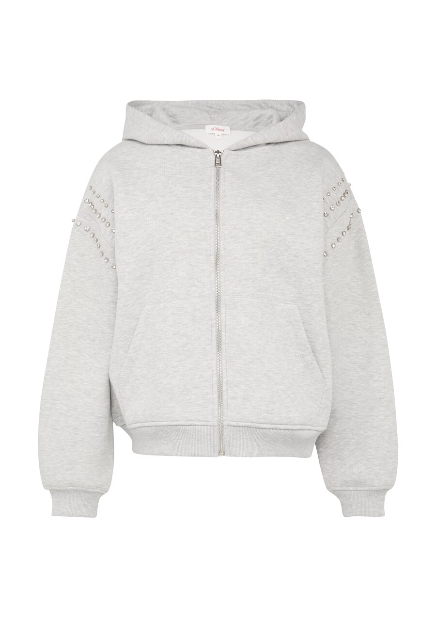 

Худи с капюшоном на молнии s.Oliver, Grey