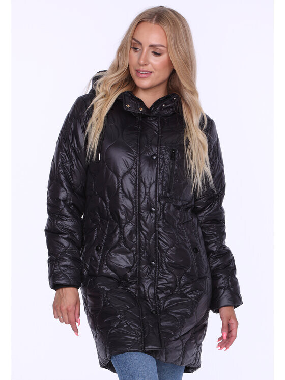 

Пуховик regular fit Perso, черный