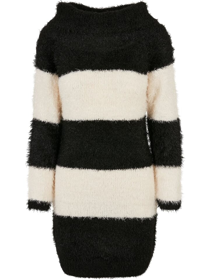 

Короткое платье Urban Classics Kleider, цвет black/whitesand