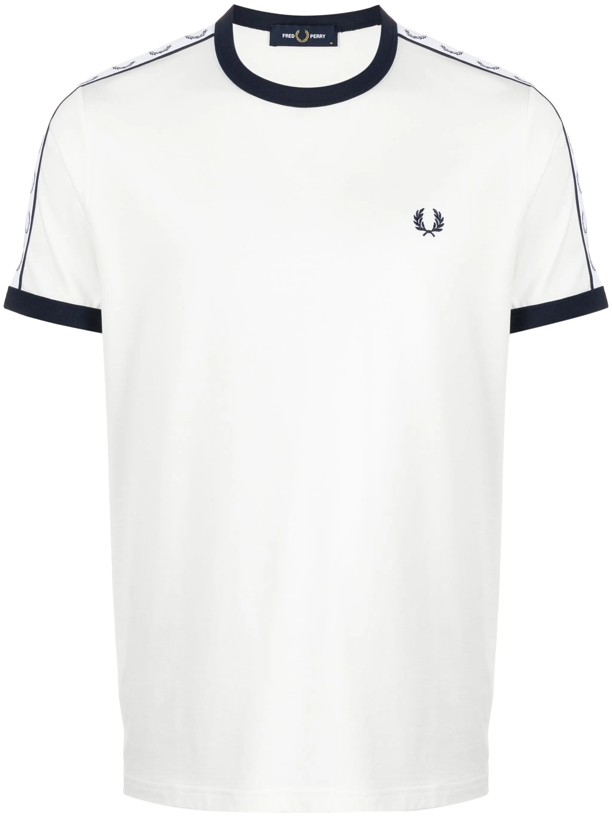 

Футболка Ringer с логотипом Fred Perry, белый